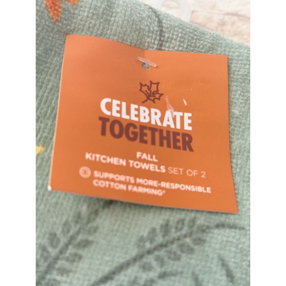 Celebrate Together HAPPY FALL Kitchen Towels 3 ~PK Lot 6 - Picture 4 of 5